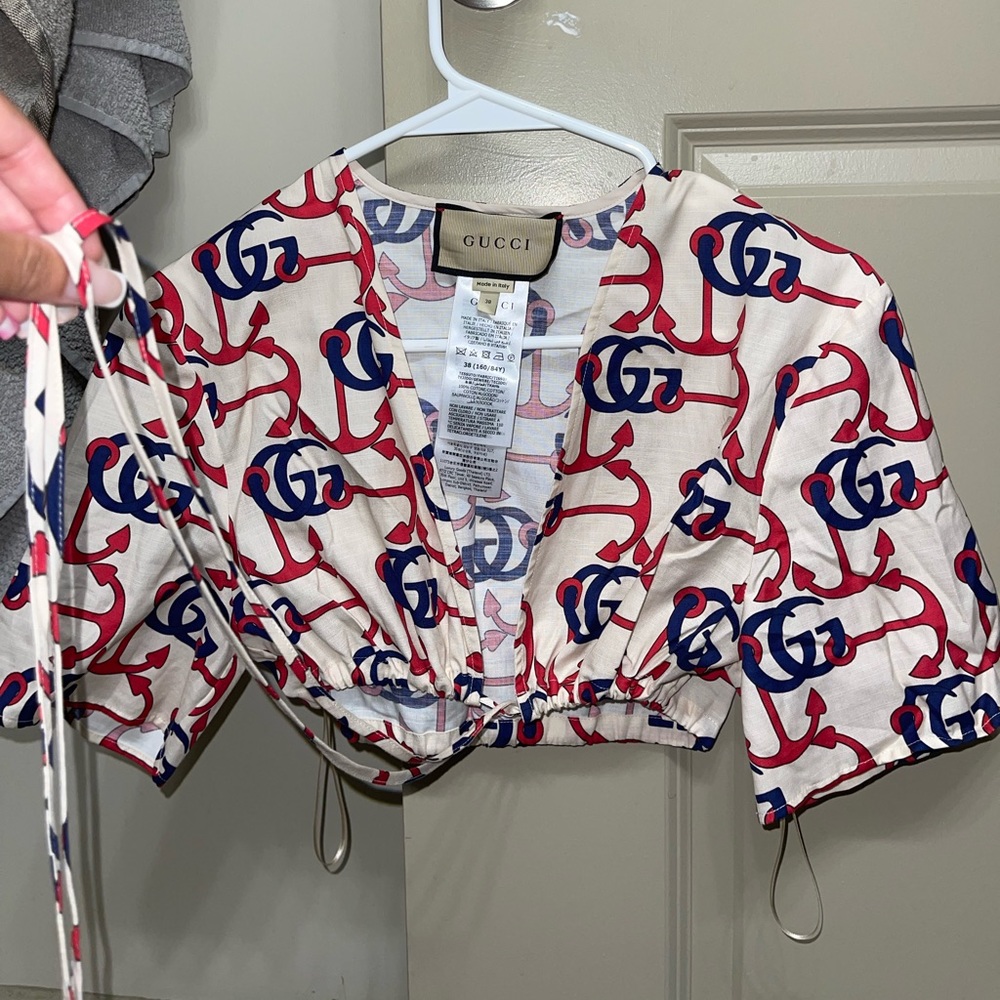 Gucci crop top womens